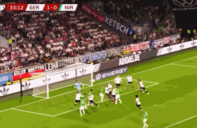 【世预赛】德国3比1北爱尔兰，维尔茨直接任意球破门