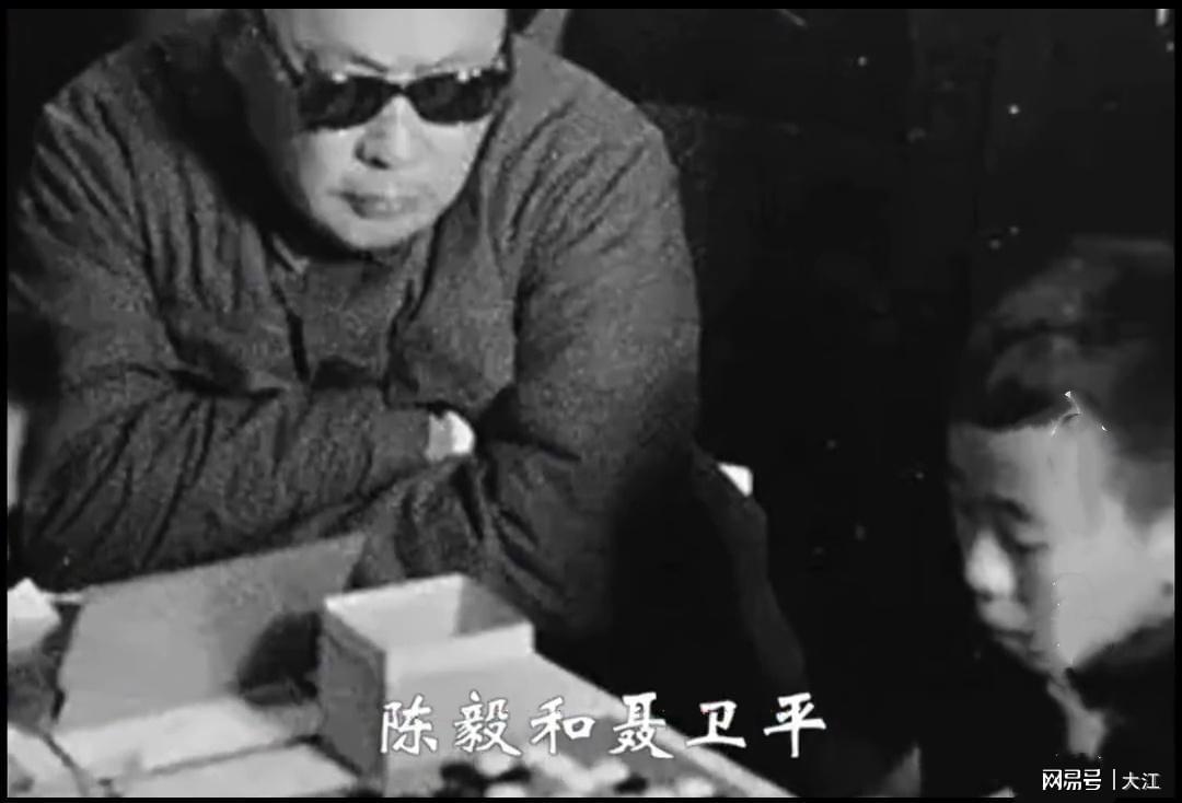 开云官网-陈毅元帅正在全神贯注地与聂卫平下棋，在天赋面前，第一局就输了